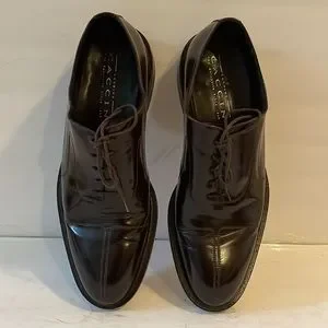 Laudino CACCIN - leather like new - Made in Italy and new vibran soles. 43 Laudino Caccin Italy Brown High Quality Leather Cap Toe  main image 4